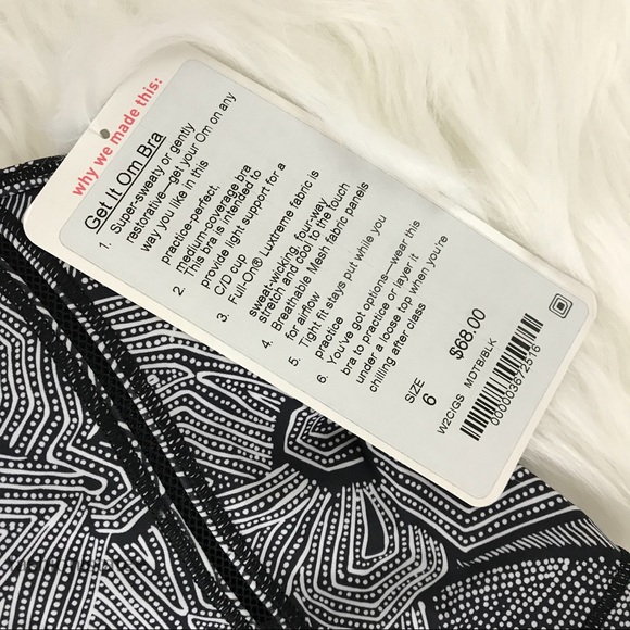 NWT lululemon get it OM bra Dottie tribe - 2 - Picture 4 of 8